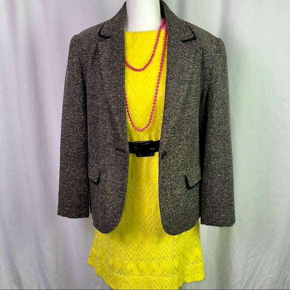 Vintage Go-Go Dress Yellow Knitted Size Medium/6 Winkleman’s Detroit - Picture 3 of 13